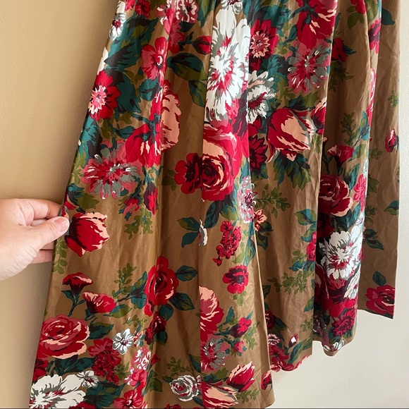 NWT Brooks Brothers floral cotton skirt SIZE 4 - Picture 7 of 9